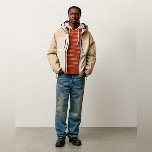 Stussy STÜSSY GORE-TEX® GUIDE SHELL Khaki Size Large Hooded Jacket